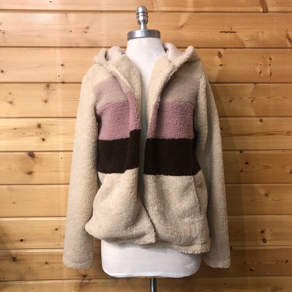 TEDDY BEAR FUR BEIGE JACKET